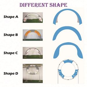 Fast Shipping Delivery Arch Gate Fabric Pop up Portable Light Display Gates for Sale Drone Racing - Product Image 2