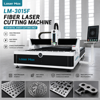 Découpeuse laser 1500 W CNC à fibre optique pour tôles d'acier