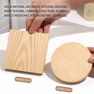 High Quality Eco Friendly Durable Wooden Coaster with Customizable Design engraving Print for Lifestyle Brand Retail Chain - Product Image 2