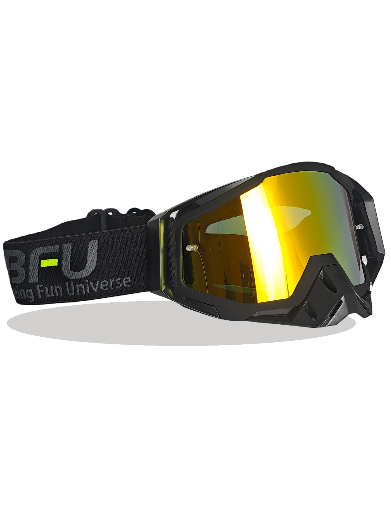 Lunettes rouges à monture noire