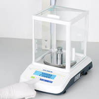 Balance électronique LICHEN TF, précision 0,001g-0,01g, capacité 100-3000g, interface RS232, couvercle en verre haut pour laboratoire et bijouterie