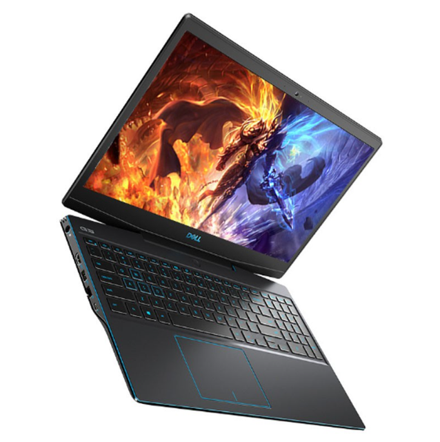 For Dell Inspiron Gaming Laptop G3 Intel I5-9gen 8G 128G SSD+1TB HDD RTX1650 15.6 Inch