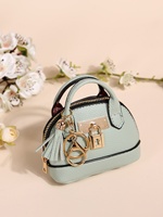Nouveau luxe portefeuille en cuir porte-clés coupe Mini porte-monnaie sac à main porte-clés en cuir Mini portefeuille sac voiture porte-clés cadeau sac pendentif