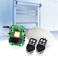 Contrôleur de moteur externe YET863 AC220V avec fil et deux émetteurs pour portail et porte de garage