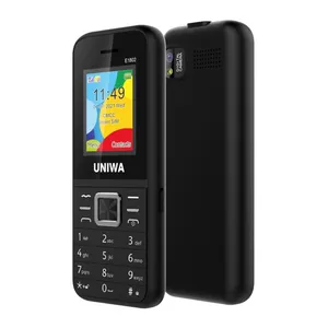 도매 저렴한 UNIWA E1802 휴대 전화 1.77 인치 1800mAh 배터리, 21 키, BT, FM, MP3, MP4, GSM, 듀얼 SIM 지원