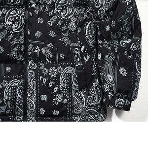 Veste d'hiver pour homme avec logo personnalisé, rembourrée en duvet de canard et d'oie, noire, imprimée, design de créateur, veste matelassée - Product Image 6