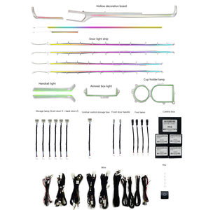 Luz ambiental UPsztec para <span class=keywords><strong>Toyota</strong></span> <span class=keywords><strong>Sienna</strong></span> Granvia 2021-2023 Luz ambiental LED para salpicadero interior - Product Image 3