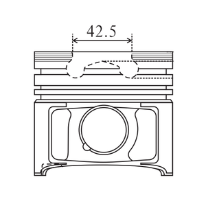 Piston moteur DC 9 DC <span class=keywords><strong>11</strong></span> ALFIN 5/6cyl 127.0mm 99496600 0616900 8714360040 143600 87-54-40 - Product Image 3
