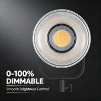 FCS240F 240W LED RGBACL Projecteur de studio six couleurs DMX pour IP33 2000 à 20000K CRI96 TLCI97
