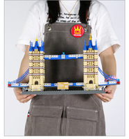 Puente de la Torre de Londres, Moderno, de Plástico ABS, 1031 Piezas, Juego de Construcción DIY, Bloques de Construcción Educativos para Edades de 7 a 14 Años