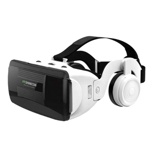 Meilleures ventes <span class=keywords><strong>VR</strong></span> SHINECON G06EB Lunettes de réalité virtuelle 3D <span class=keywords><strong>pour</strong></span> <span class=keywords><strong>smartphone</strong></span> de 4,7 à 6,1 pouces avec <span class=keywords><strong>casque</strong></span> HiFi - Product Image 2