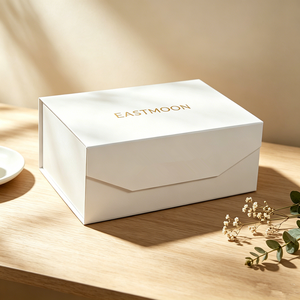 Custom Logo Collapsible Magnetic Gift Box, Luxury Foldable Rigid Cardboard <b>Packaging</b> Boxes for Clothing, Cosmetics, Gifts - Product Image 1
