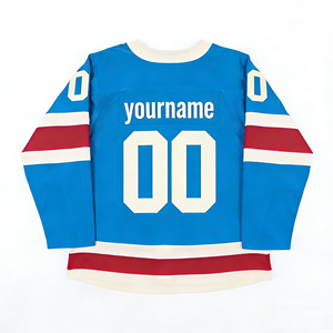 Promoción de Marzo: Jersey de Hockey sobre Hielo Personalizado a Precio Económico, 100% Poliéster Transpirable, Jersey de Hockey Bordado para Equipos - Product Image 2