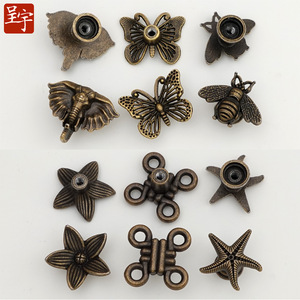 Antique Bee Shape Zinc Alloy <b>Drawer</b> Handle European Style Furniture <b>Knob</b> Durable For Cabinet Door Decor - Product Image 2