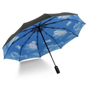 Hot Selling Fully-<b>Automatic</b> Double Layer Windproof 3 Folding Mini Sun <b>Umbrella</b> - Product Image 6