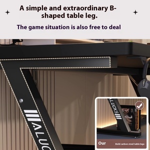 Escritorio Inteligente para eSports, Mesa de Juego para Influencers, Escritorio de Computadora para Oficina en Casa con Superficie de MDF - Product Image 3