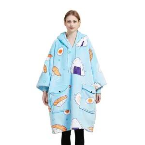 Oversized Cozy Sherpa Hoodie Sweatshirt for Men Women Soft and Warm Sherpa Hoodie Pajamas Homewear