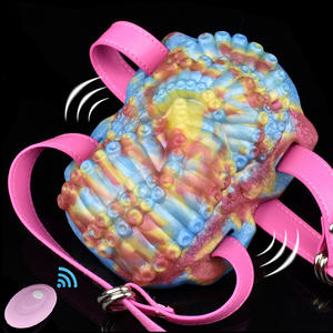 NNSX yeni renkli werable taşlama titreşimli peri sihirli yatak seks oyuncakları erkekler kadınlar için penis g-spot teşvik vajina masturbate - Product Image 2