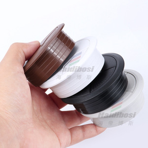 Haidibos Round Desktop Cable Hole Cover ABS Plastic Tabletop Mount Minimalist Office Organizer TF-353 - Product Image 3