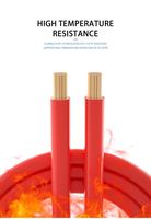 Cable JZD de 110 grados, 120mm, 150mm, 185mm, 240mm, 300mm, 400mm, 500mm, aislamiento de elastómero de cobre, Cable de alimentación de un solo núcleo aislado