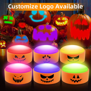 Velas LED <span class=keywords><strong>de</strong></span> Calabaza Naranja, Impermeables, con Temporizador, Funcionan con Pilas, Aptas <span class=keywords><strong>para</strong></span> Niños, <span class=keywords><strong>para</strong></span> Halloween, Acción <span class=keywords><strong>de</strong></span> <span class=keywords><strong>Gracias</strong></span>, Año Nuevo - Product Image 6