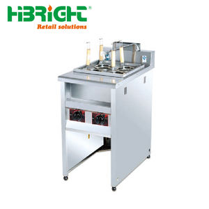 Cocina de fideos eléctrica/Gas Vertical comercial de acero inoxidable, Caldera de Pasta de 4/5/6/9 agujeros, gabinete Bain Marie, Pasta de calentamiento rápido - Product Image 4