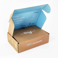 Oem Hersteller gedruckt rosa Geschenk Wellpappe Mailing Box benutzer definierte Versand Kleidung Box Verpackung
