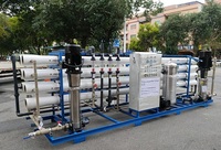 10m3 ro système d'eau filtration d'eau saumâtre systèmes d'osmose inverse industriels filtre uv système de purification de traitement de l'eau