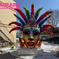 Décorations pour le Carnaval Italien, Masque Gonflable, Grands Masques Gonflables en Ballon à Vendre