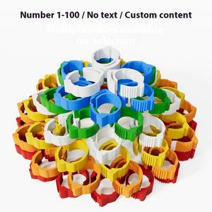 Renda Plastic Gevogelte Voetring Kip/Eend/Ganzenmerk Identificatiering Met Gesp Type Drager Voor Duivenmodel RD-10-588 - Product Image 3