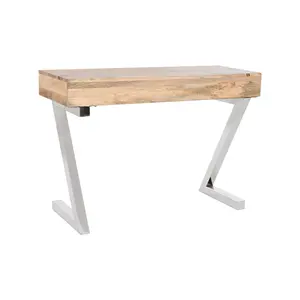 CONJUNTO DE CONSOLA DE MADERA DE MANGO DE 110X41.5X76 PULGADAS con 2 MESA LATERALES - Product Image 5