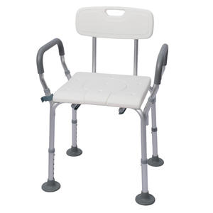 Chaise de bain en alliage d'aluminium, tabouret pliant, chaise de toilette antidérapante pour personnes handicapées, produits pour personnes âgées, soins de santé à domicile - Product Image 3