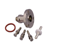 Connecteur à bride EIA 7/8 pouces avec connecteur coaxial RF femelle N, adaptateur de connecteur prise-fiche à impédance 50 ohms