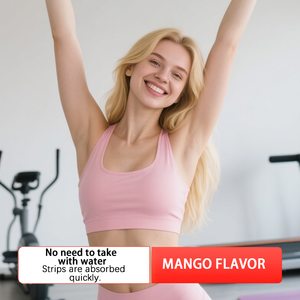 Bandes de mélatonine portables pour le sommeil au goût de mangue, soutien du sommeil pour les voyages, 30 bandes, étiquette privée OEM personnalisée - Product Image 6