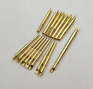 Factory direct sales solid terminal pin male female electrical wire brass contact pin socket terminal connector pin