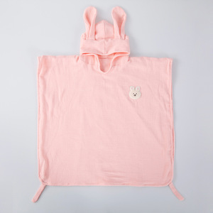 Serviettes <span class=keywords><strong>de</strong></span> plage pour bébé <span class=keywords><strong>Cape</strong></span> à capuche Serviette <span class=keywords><strong>de</strong></span> <span class=keywords><strong>bain</strong></span> pour enfants 4 couches <span class=keywords><strong>de</strong></span> <span class=keywords><strong>gaze</strong></span> douce en mousseline <span class=keywords><strong>de</strong></span> <span class=keywords><strong>coton</strong></span> absorbant <span class=keywords><strong>Cape</strong></span> à capuche pour enfants - Product Image 6