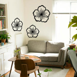 <span class=keywords><strong>Stile</strong></span> <span class=keywords><strong>industriale</strong></span> motivo floreale in ferro metallo appeso a parete decorazione per la casa Design <span class=keywords><strong>soggiorno</strong></span> decorazione della parete cava all'ingrosso - Product Image 1