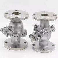 Katup Bola Baja Tahan Karat 304/316 CF8M CF8 ASME B16.34 DN50 ISO 5211 Pemasangan Langsung Pad Full Port Manual Flanged End Gas OEM