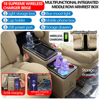 Boîte d'accoudoir universelle pour console centrale de voiture professionnelle GL8 GL6 Granvia Enclave Alphard MPV rangée intermédiaire