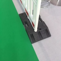 Barrera de Seguridad Vial de Acero y Plástico para Carreteras Urbanas, Barricada, Barrera de Tráfico Reflectante EU