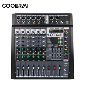 Gooermi DMT6 350W 6-Channel ses mikseri amplifikatör 99DSP 99& 99empedans Metal kabuk <span class=keywords><strong>W</strong></span>/ USB ile yankı Powered - Product Image 1