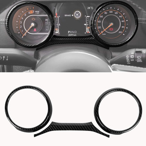 Dash Trim Kit For Jeep Wrangler JL JLU 2018-2023 ABS Blue Carbon Pattern <b>Interior</b> <b>Accessory</b> - Product Image 4