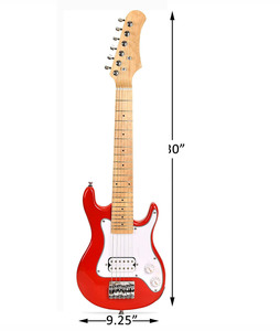 <span class=keywords><strong>Chitarra</strong></span> Elettrica Pronta all'Uso <span class=keywords><strong>3</strong></span>/<span class=keywords><strong>4</strong></span> per Principianti, Strumento a Corde ST in Legno Massello, <span class=keywords><strong>Chitarra</strong></span> Elettrica da 30 Pollici - Product Image 5