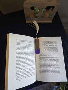 Marcadores de Libros de Resina y Madera Hechos a Mano, Marcadores Artísticos con Madera Natural y Diseño Decorativo de Resina - Product Image 6