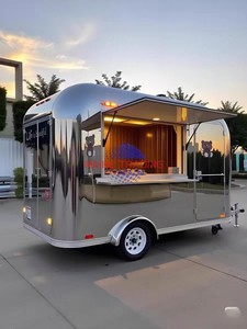 Remolque Móvil de Helados y Postres, Camión de Comida Totalmente Equipado, Carrito de Venta para Fiestas en la Playa, Festivales y Eventos - Product Image 4