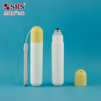 Bouteille à rouleaux de bonne qualité de conception mignonne 25ml en plastique PP anti-démangeaisons à fond rond