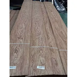 Vente directe d'usine placages de bois de Bubinga africain naturel 0.45mm contreplaqué de placage de bois de Bubinga de qualité AA pour meubles