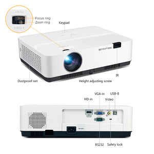 Projecteur <span class=keywords><strong>BYINTEK</strong></span> K500 3LCD 1080P 4000 lumens ANSI Haute luminosité 1920*1200 Proyector pour l'éducation et la publicité extérieure - Product Image 5