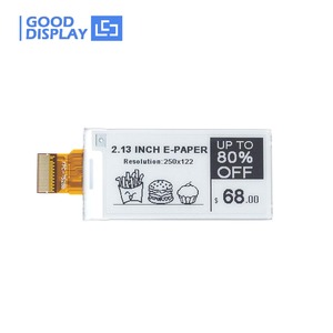Module d'affichage EPD à matrice de points GDEY0213B74 de 2,13 pouces, 250 × 122 SPI, 0,42 s, rafraîchissement partiel ultra rapide, encre électronique à très faible consommation - Product Image 1