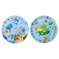 Peluche en PVC de dessin animé de vente chaude épaissie tapis de glace gonflable rempli d'eau résistant aux rayures pour chat chien en plastique